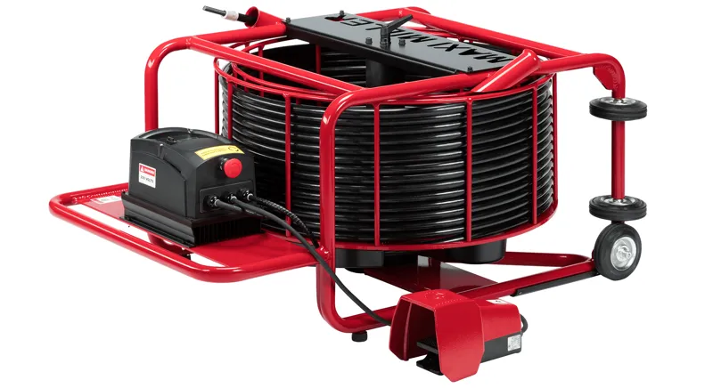 Picote Maxi Miller pipe milling machine used by Speed Drain in Auckland